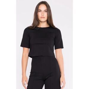 Ripley Rader Black Ponte Short Sleeve Top